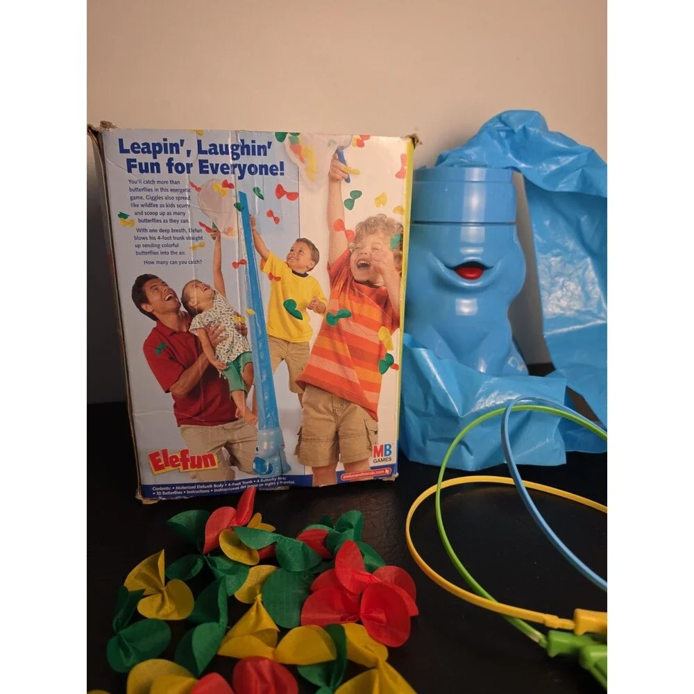 Hasbro Elefun Butterfly Catching Game 2008 Tested Working Read Vintage